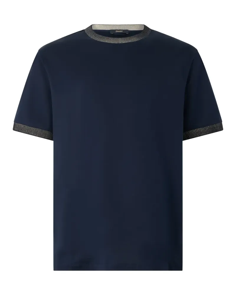 Herno round-neck T-shirt - Blau Blau