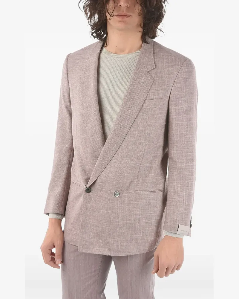 Corneliani double-breasted jacket - Rosa Rosa