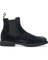 Doucal´s Chelsea-Boots im Used-Look Blau