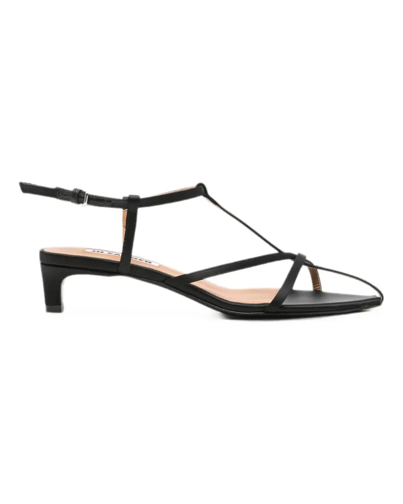 Jil Sander strappy pointed-toe sandals - Schwarz Schwarz