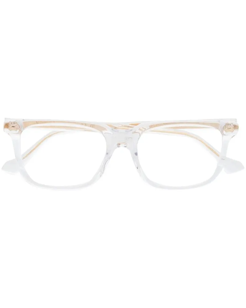 Gucci Brille mit eckigem Gestell - Weiß Weiß