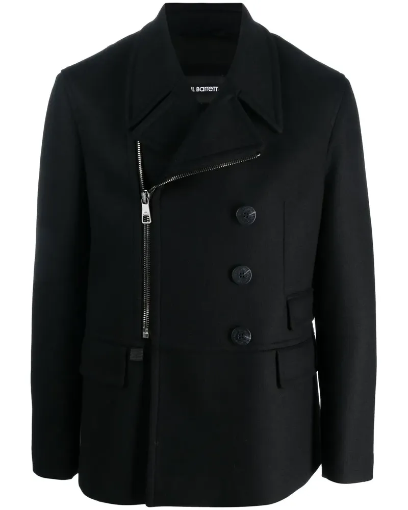 Neil Barrett Klassische Cabanjacke - Schwarz Schwarz