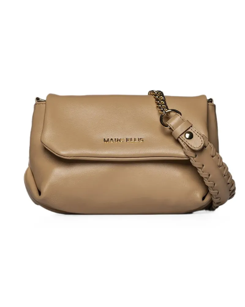 MARC ELLIS small Elodie shoulder bag - Nude Nude