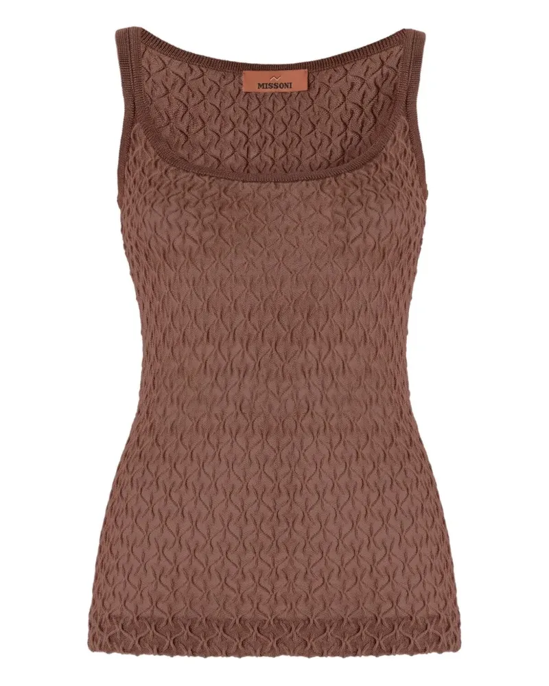 Missoni Klassisches Top - Braun Braun