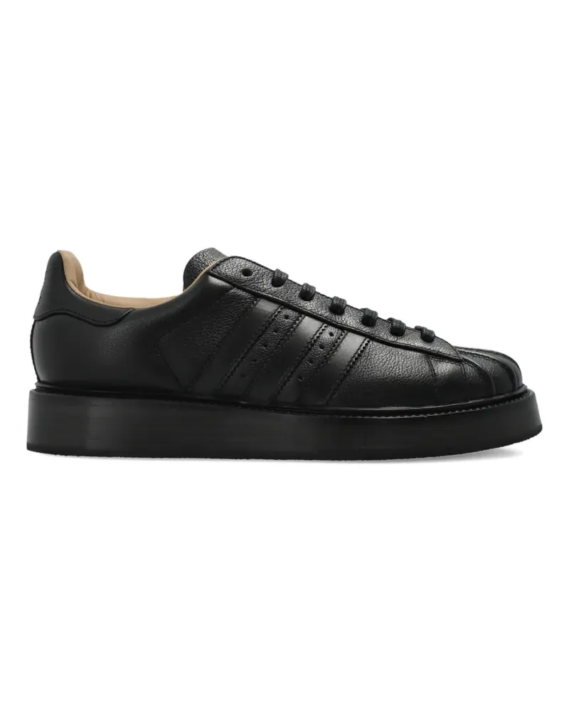 adidas Superstar lace-up leather sneakers - Schwarz Schwarz