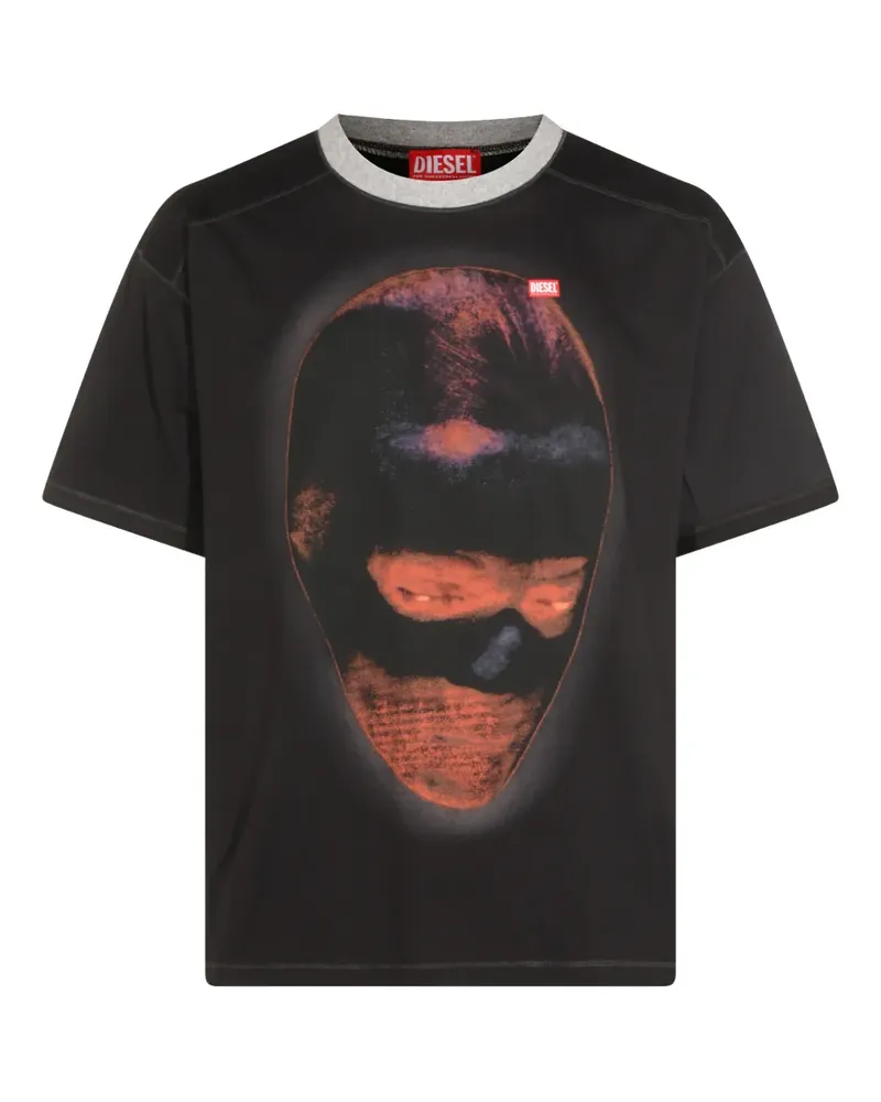 Diesel T-Cadoxt graphic print T-shirt - Schwarz Schwarz