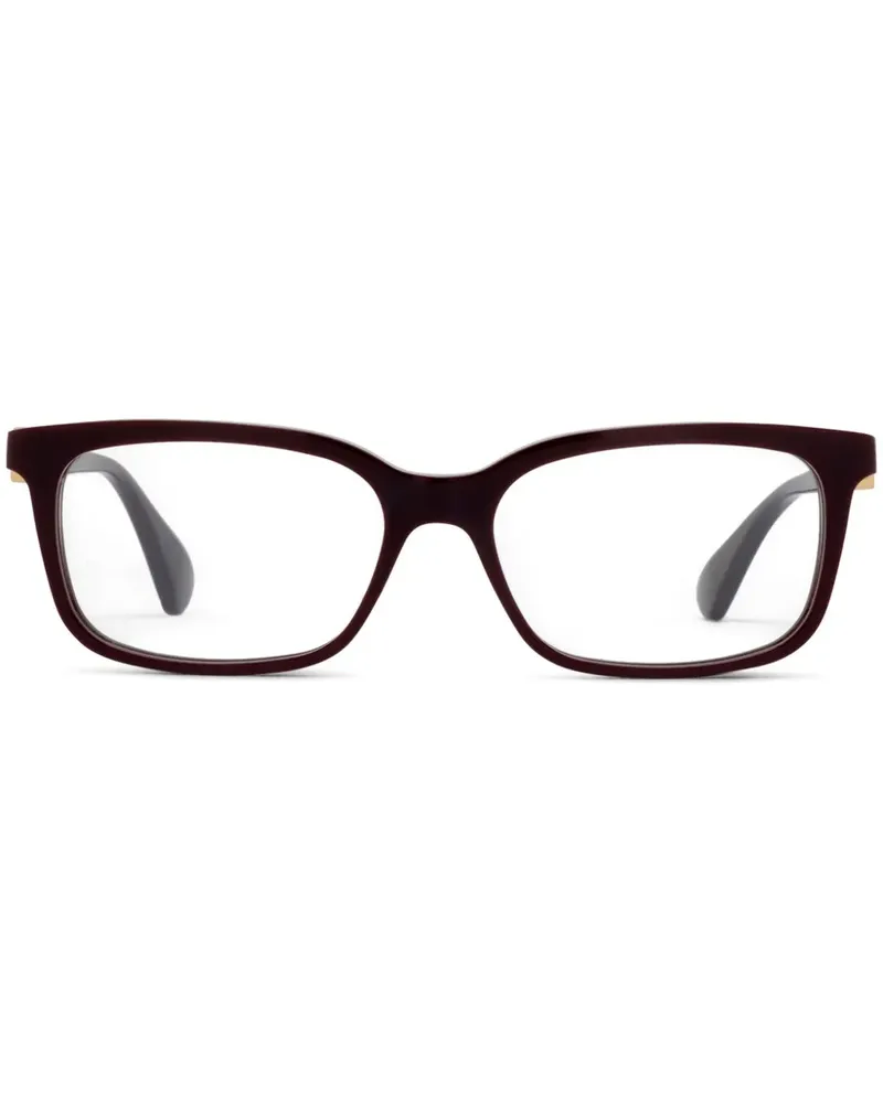 Cartier Brille mit Logo-Schild - Rot Rot
