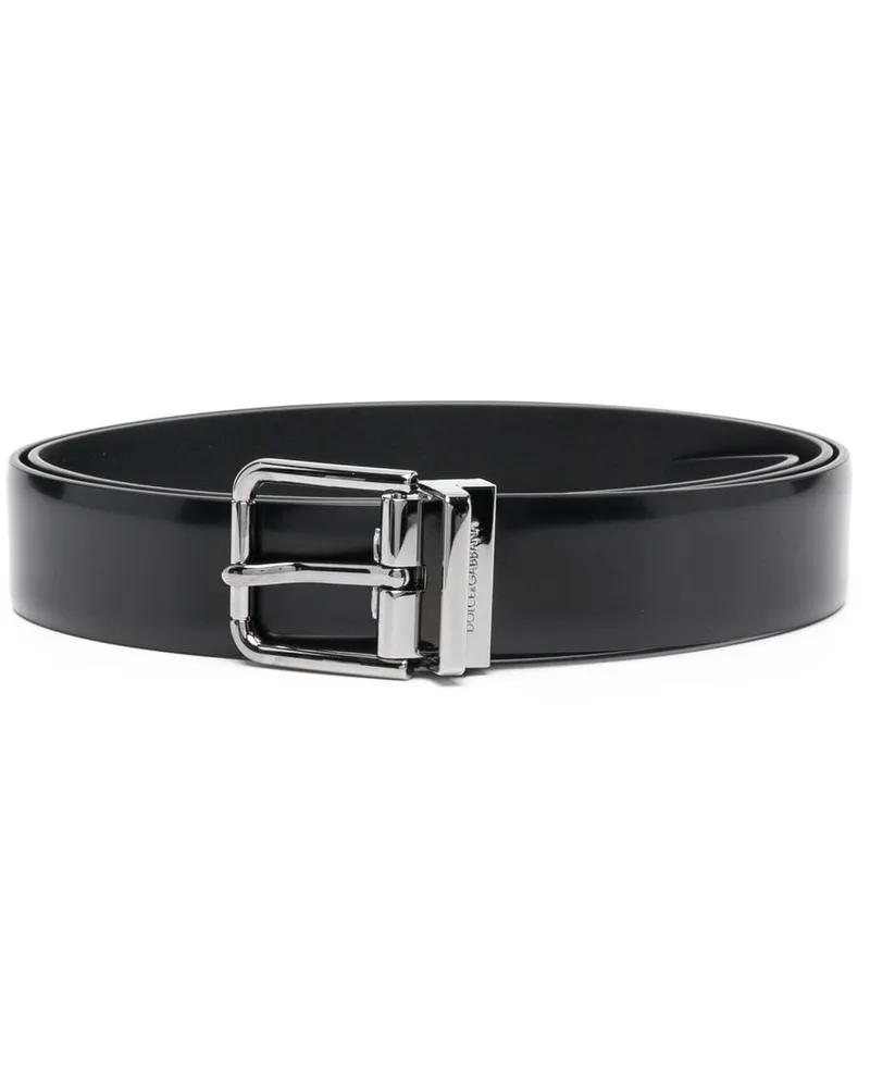 Dolce & Gabbana Klassischer Gürtel - Schwarz Schwarz
