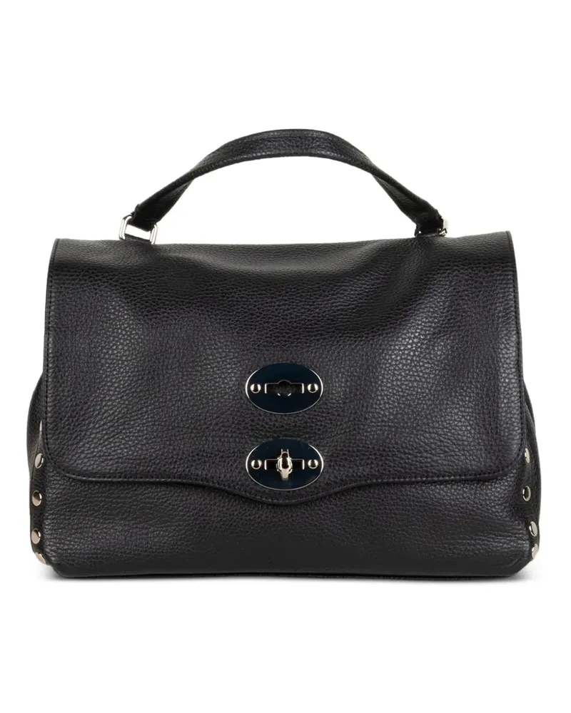 Zanellato Small Postina stud-embellished stachel bag - Schwarz Schwarz