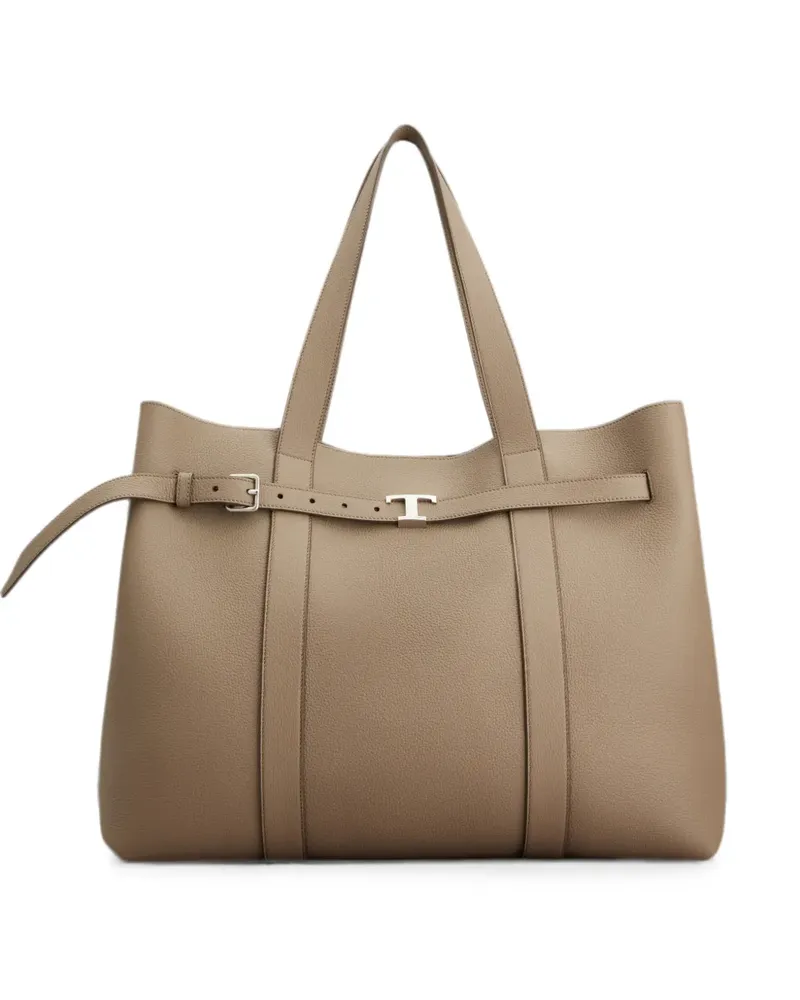 TOD'S T Timless Schultertasche - Nude Nude