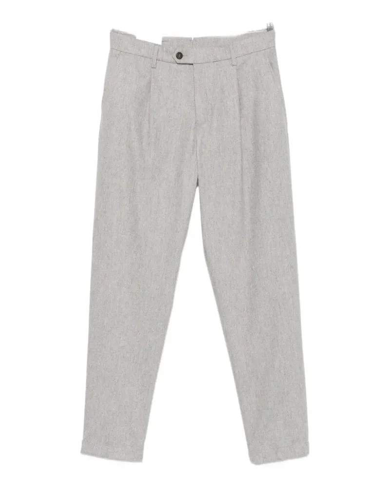 Eleventy pleated-detail trousers - Grau Grau