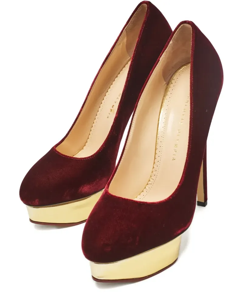 Charlotte Olympia 2024 Dolly Pumps 160mm - Rot Rot