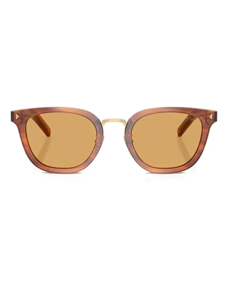 Prada Iconic-plaque sunglasses - Braun Braun