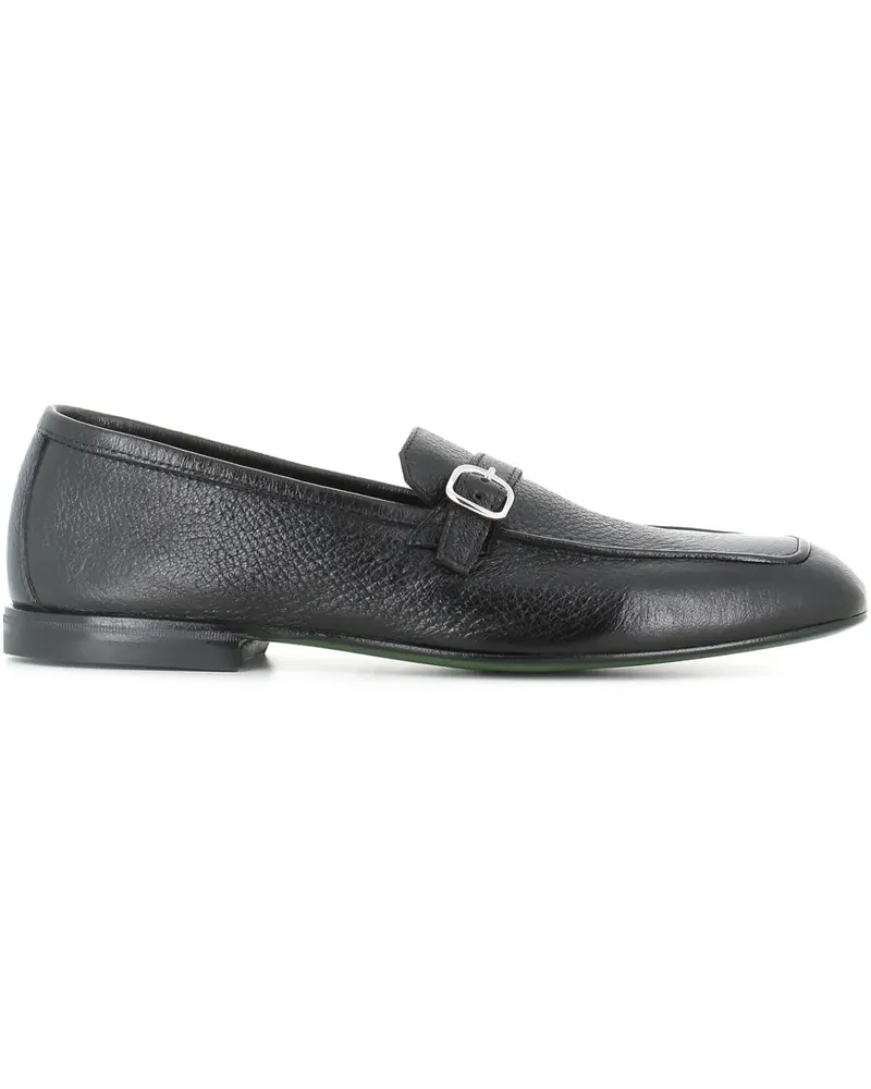 Green George Loafer mit Schnallendetail - Schwarz Schwarz