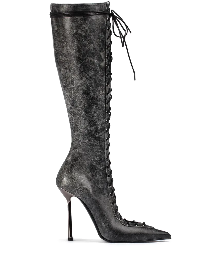 Le Silla Collette Schnürstiefel 120mm - Grau Grau