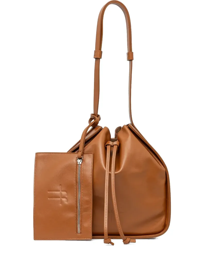 forte_forte Beuteltasche aus Leder - Braun Braun