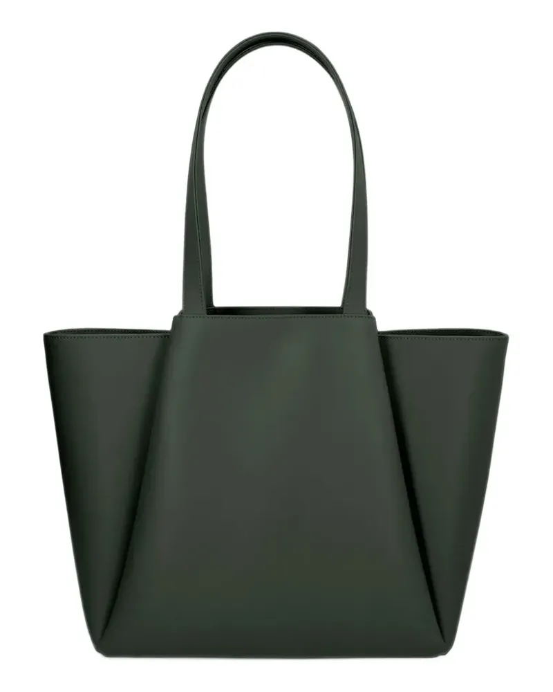 KAAI Große Pyramid Tote Bag aus Leder - Grün Grün