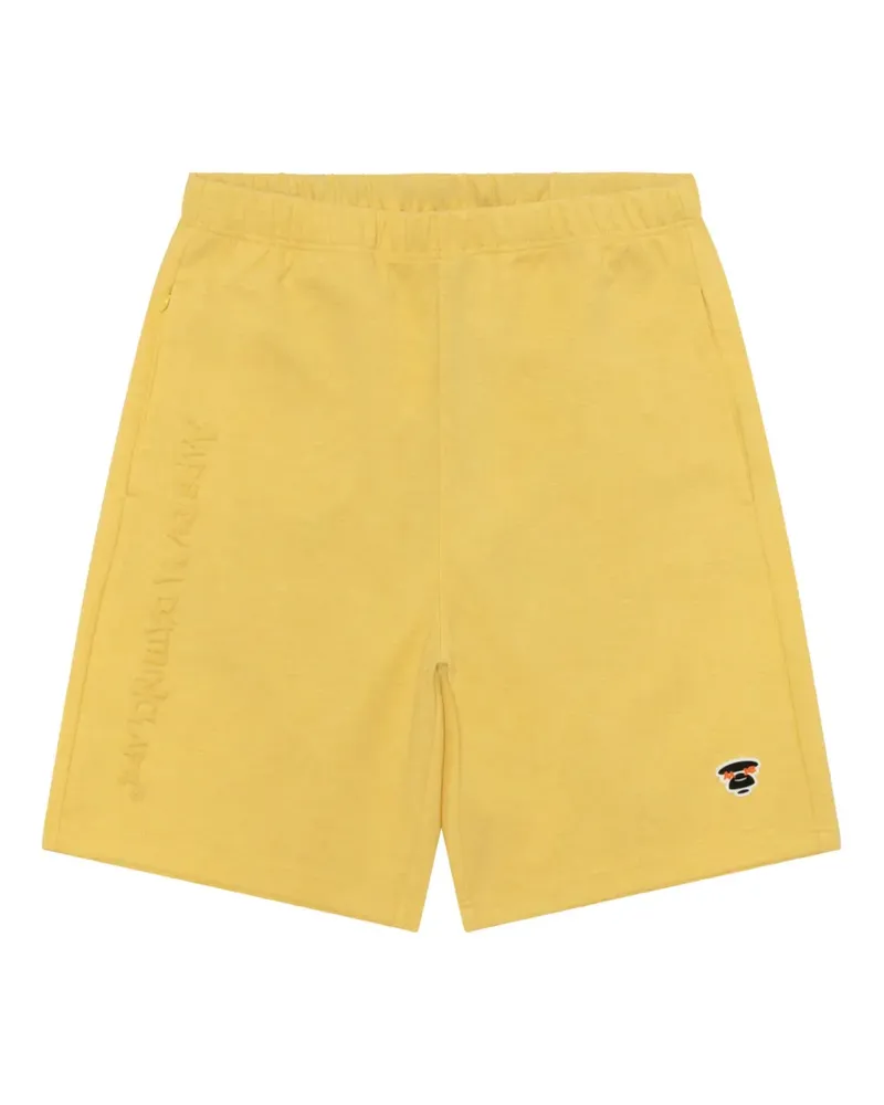BAPE graphic-print shorts - Gelb Gelb