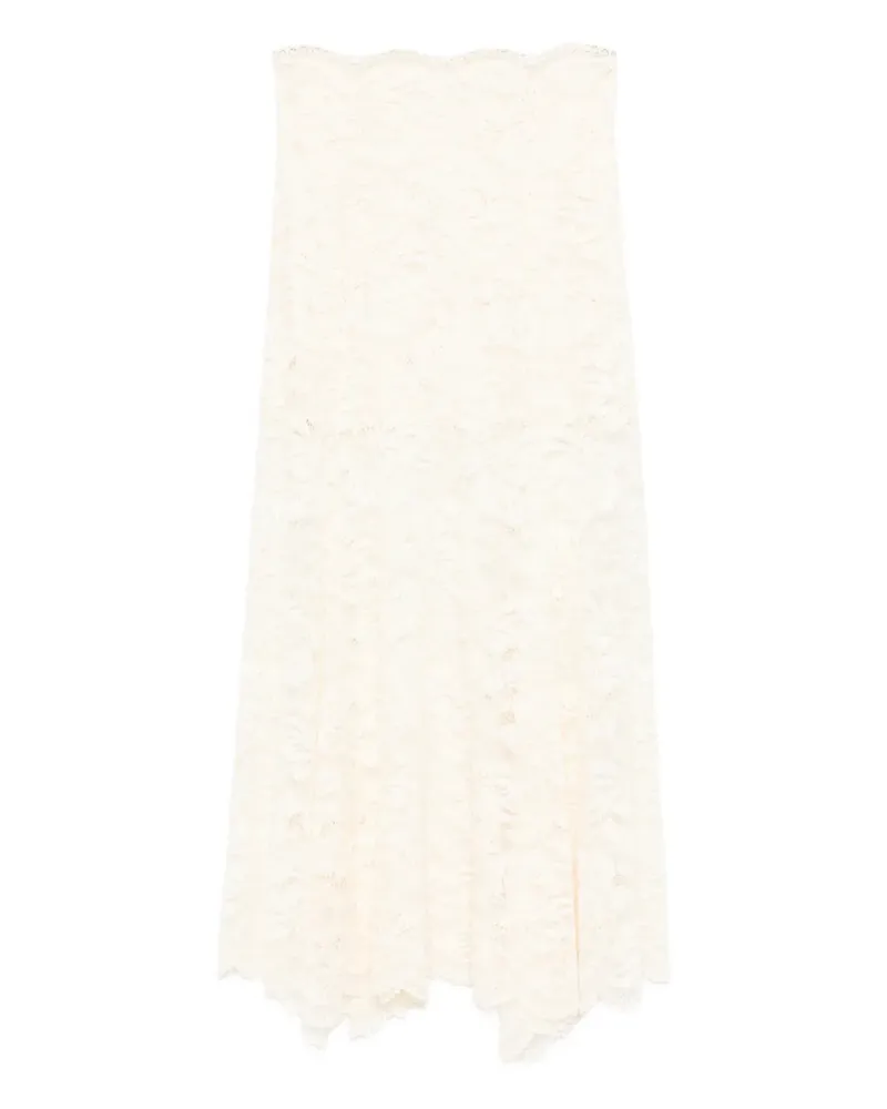 Paco Rabanne lace maxi skirt - Nude Nude