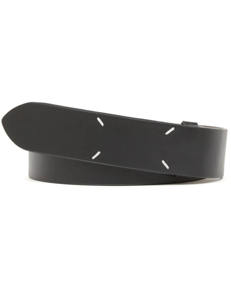 Maison Margiela Gürtel aus Leder - Schwarz Schwarz