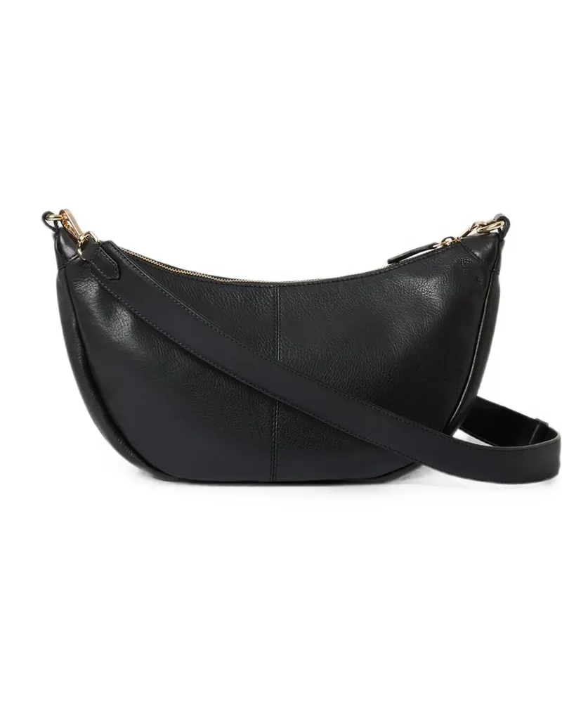 Osprey Oxford leather shoulder bag - Schwarz Schwarz