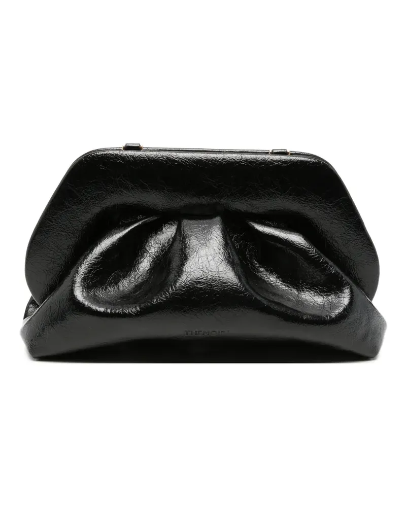 THEMOIRÈ Clutch in Knitteroptik - Schwarz Schwarz