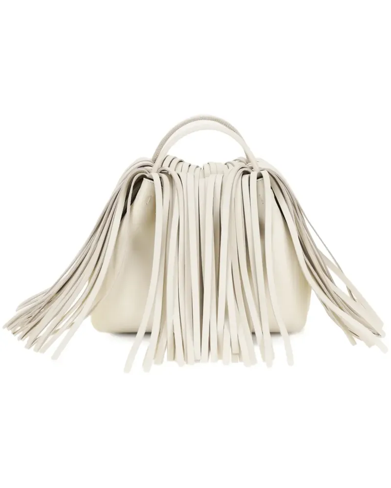 Givenchy Nano Facet fringe bucket bag - Nude Nude