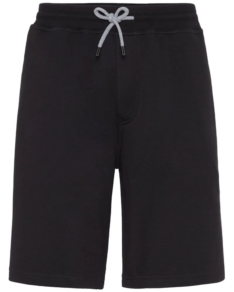 Brunello Cucinelli Bermudas mit geradem Bein - Schwarz Schwarz