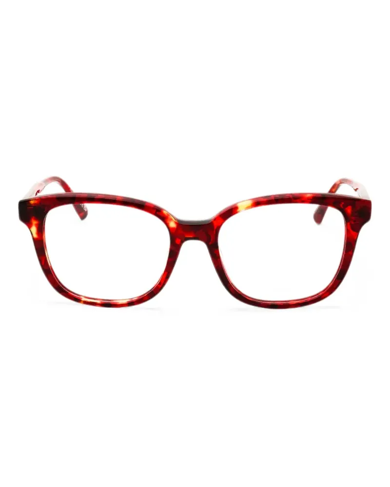 MAX&Co. tortoiseshell-effect rectangle-frame glasses - Braun Braun