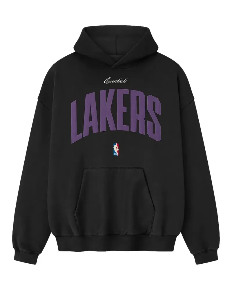 Fear of God Lakers logo-print hoodie - Schwarz Schwarz