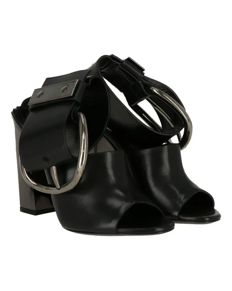 Tom Ford buckle-detail leather sandals - Schwarz Schwarz
