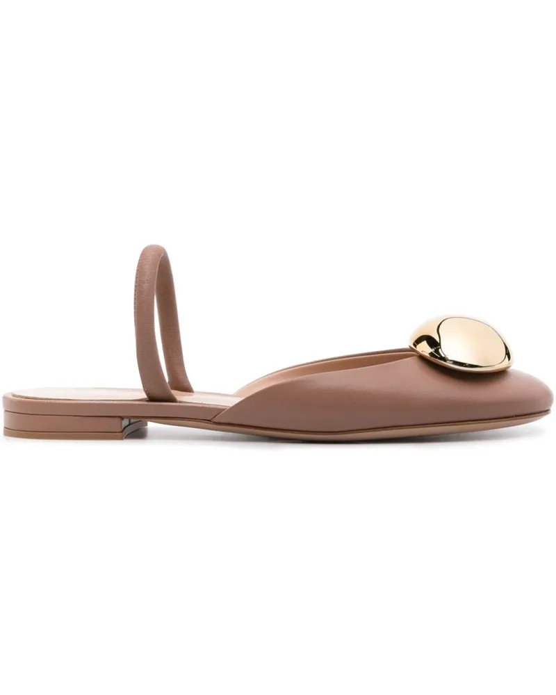 Gianvito Rossi Flache Sphera Slingback-Pumps - Rosa Rosa