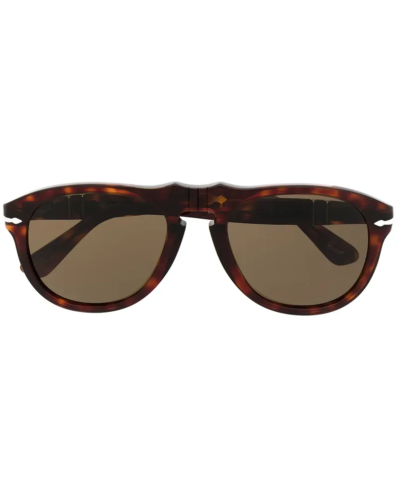 Persol Pilotenbrille in Schildpattoptik - Braun Braun