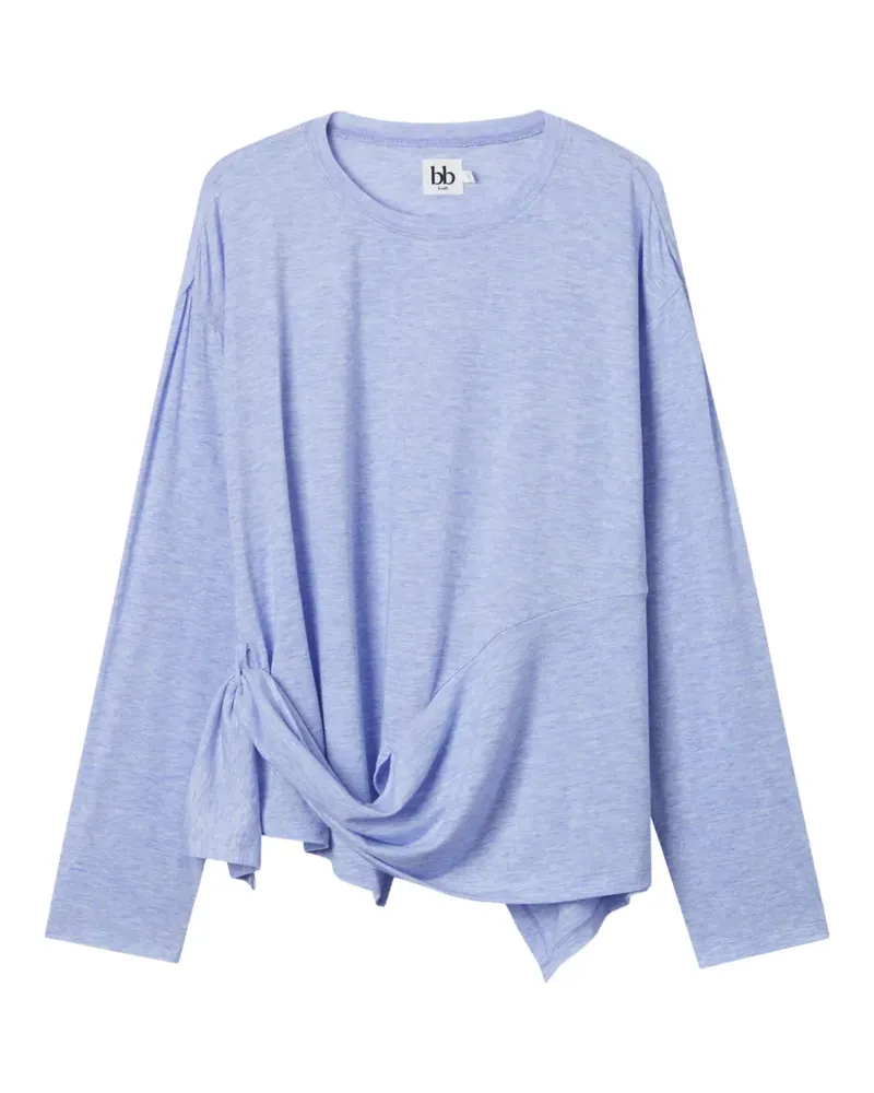b+ab Asymmetrisches Knot Oberteil - Blau Blau