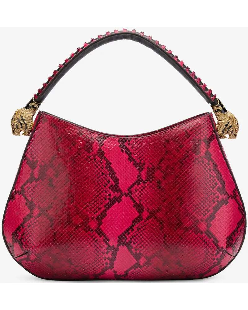 Roberto Cavalli Schultertasche aus Leder - Rosa Rosa