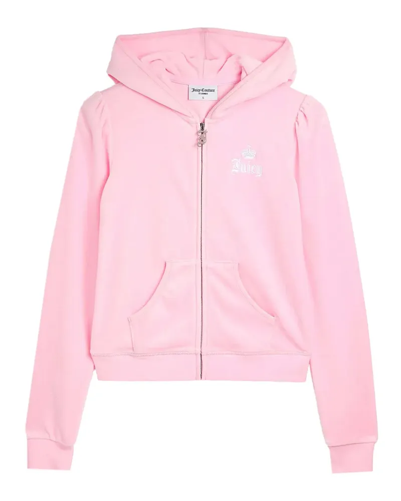 Juicy Couture Juicy Angel Heritage Hoodie mit Puffärmeln - Rosa Rosa