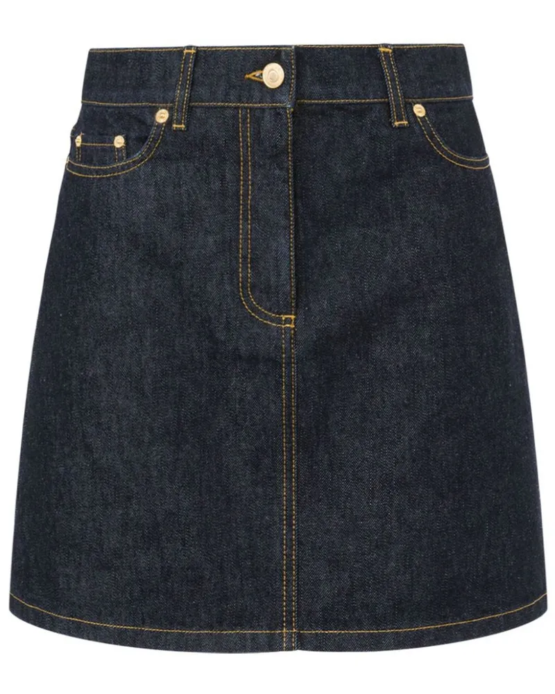 Moschino Klassischer Jeans-Minirock - Blau Blau