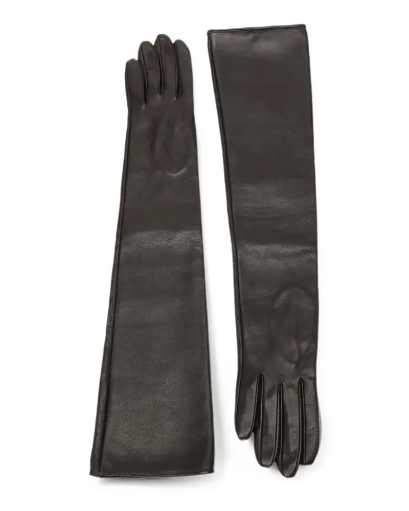 Manokhi Handschuhe aus Leder - Braun Braun