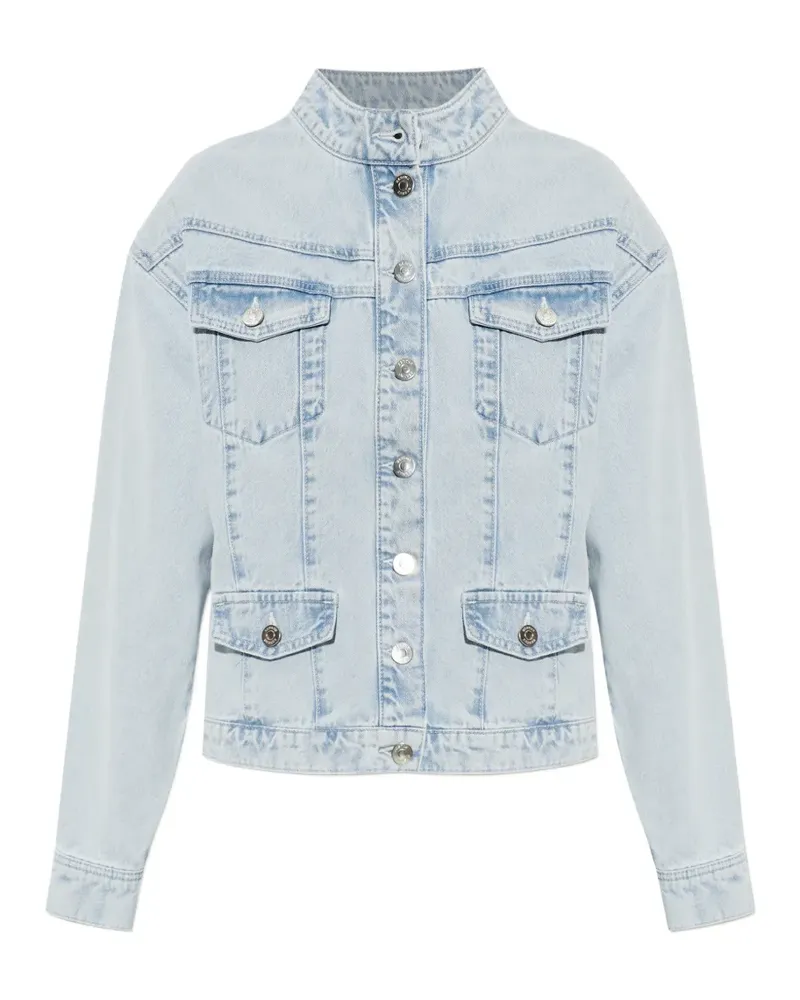 Gestuz Gzparwana Jeansjacke mit Knopfleiste - Blau Blau