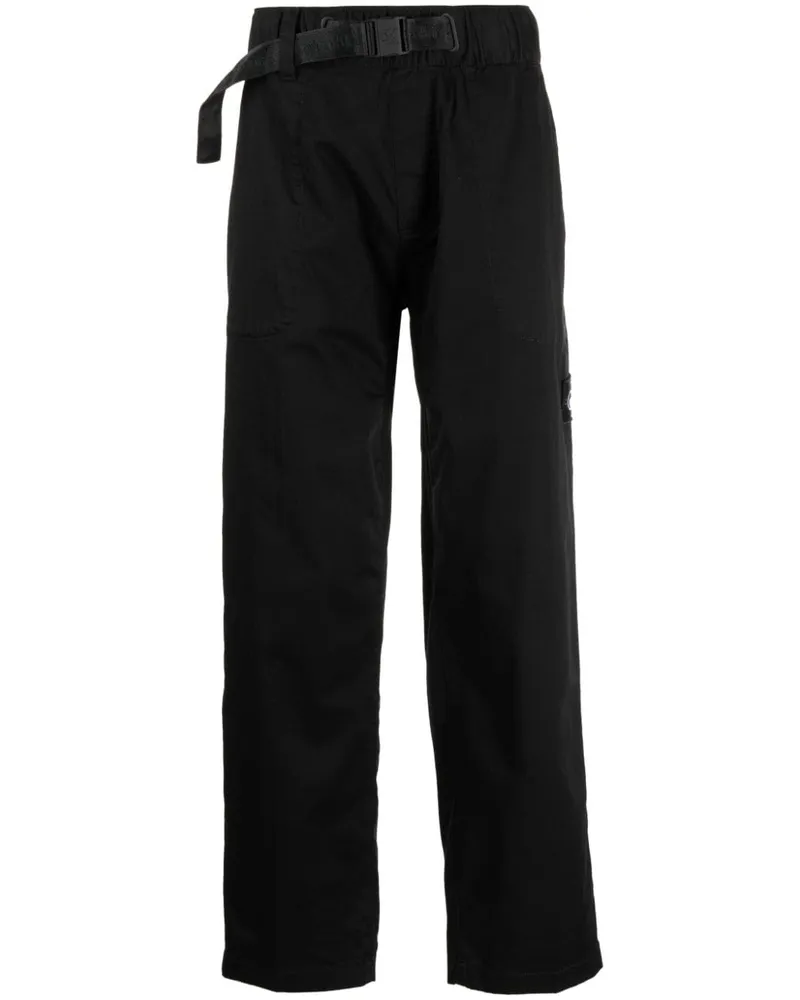 Calvin Klein Straight-Leg-Hose mit Gürtel - Schwarz Schwarz