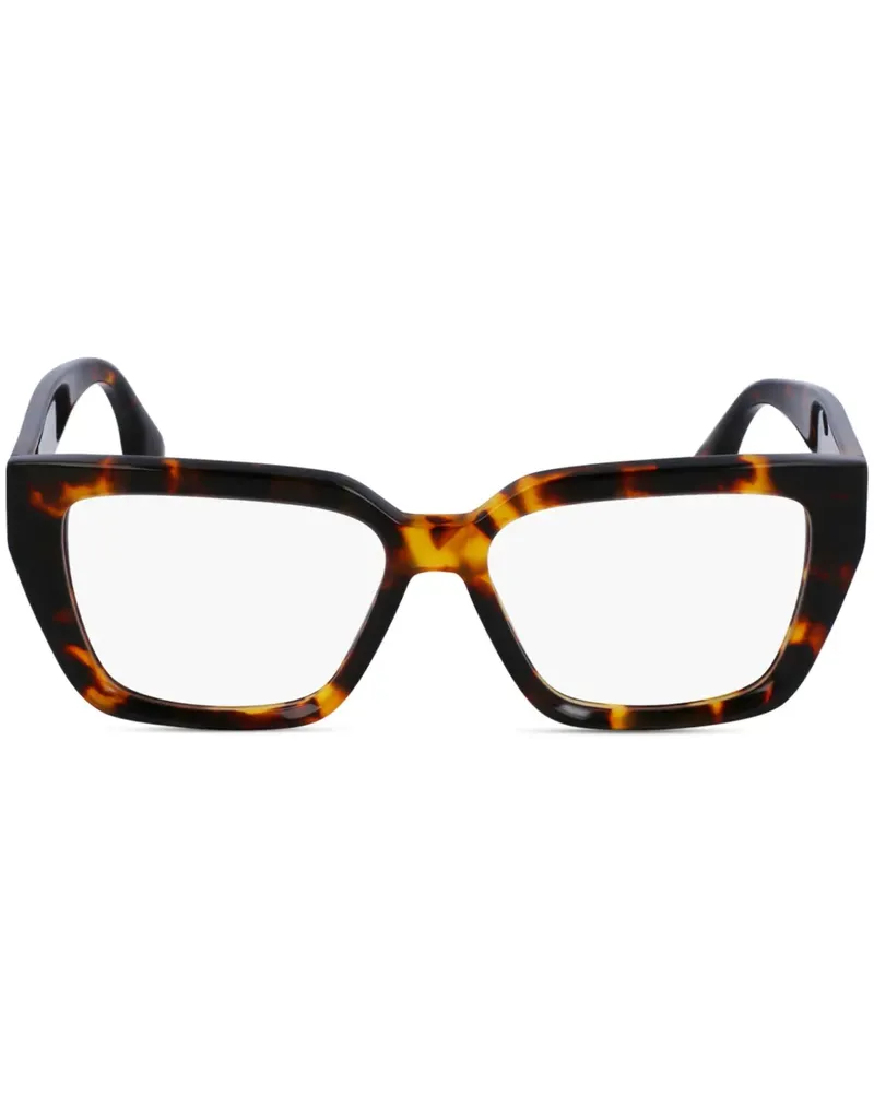Victoria Beckham Brille mit eckigem Gestell - Braun Braun
