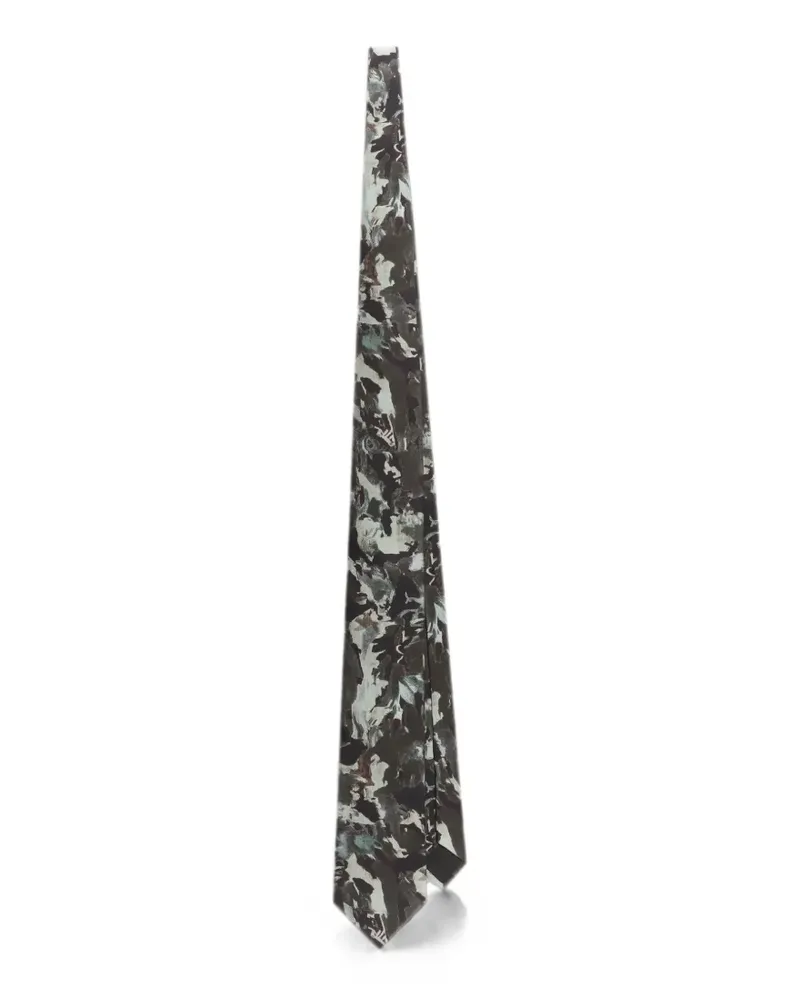 Dolce & Gabbana Krawatte mit abstraktem Print - Schwarz Schwarz