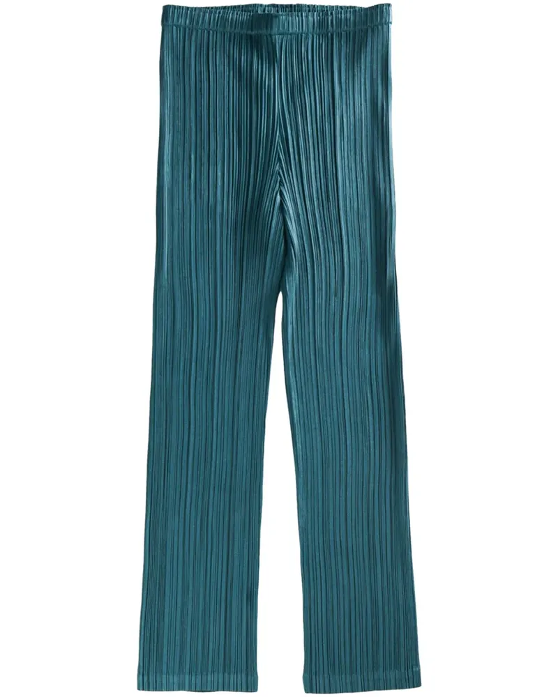 Issey Miyake pleated trousers - Blau Blau