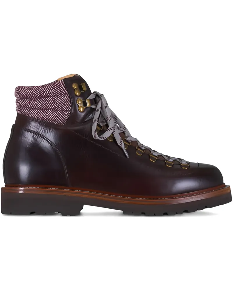 Brunello Cucinelli Hiking-Boots mit Schnürung - Braun Braun