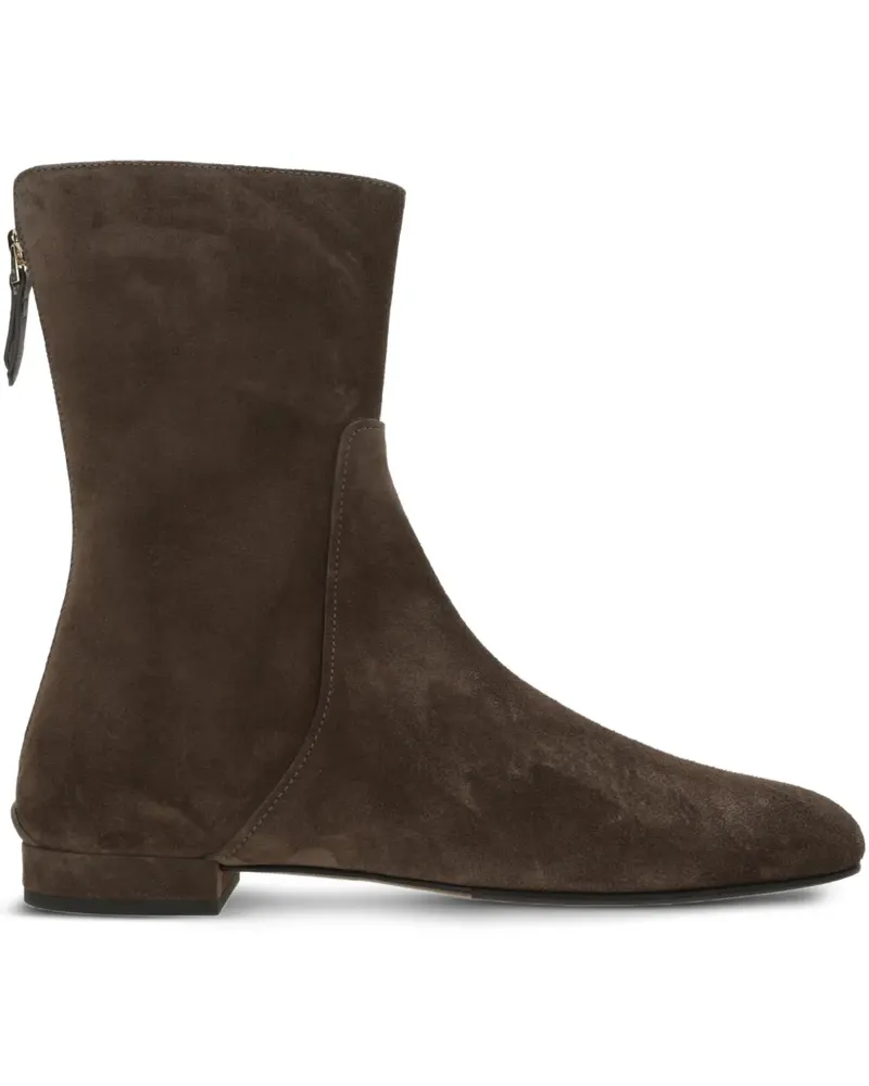 Giorgio Armani Stiefel aus Wildleder - Braun Braun