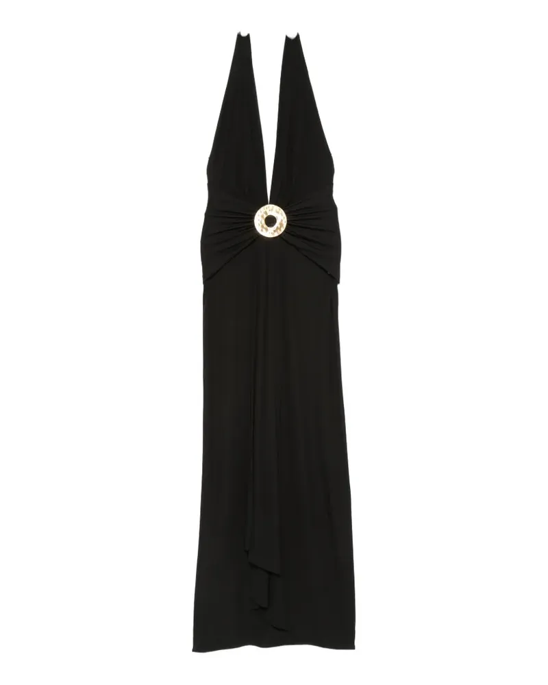 Cult Gaia hammered-ring halterneck dress - Schwarz Schwarz