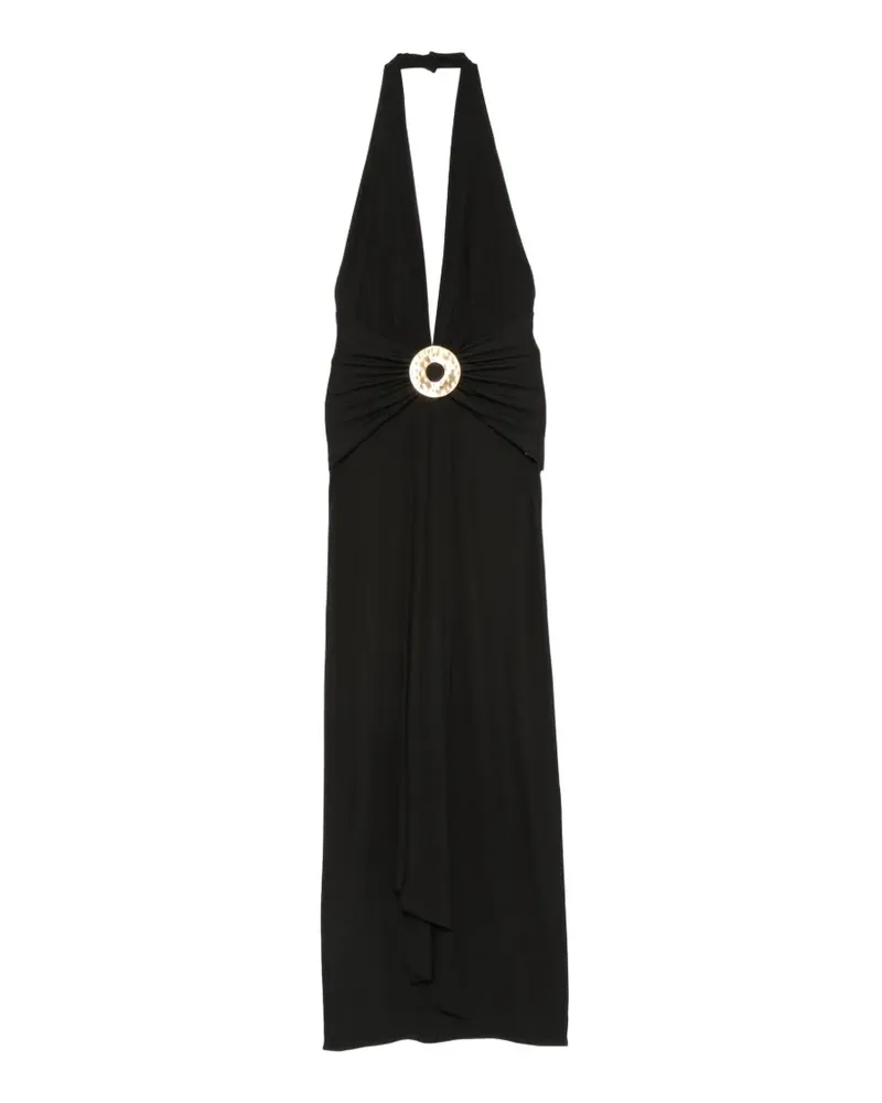 Cult Gaia hammered-ring halterneck dress - Schwarz Schwarz