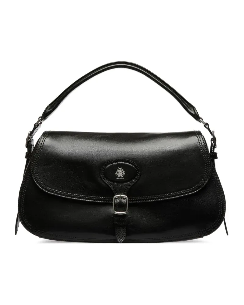 Bally Beckett Schultertasche - Schwarz Schwarz