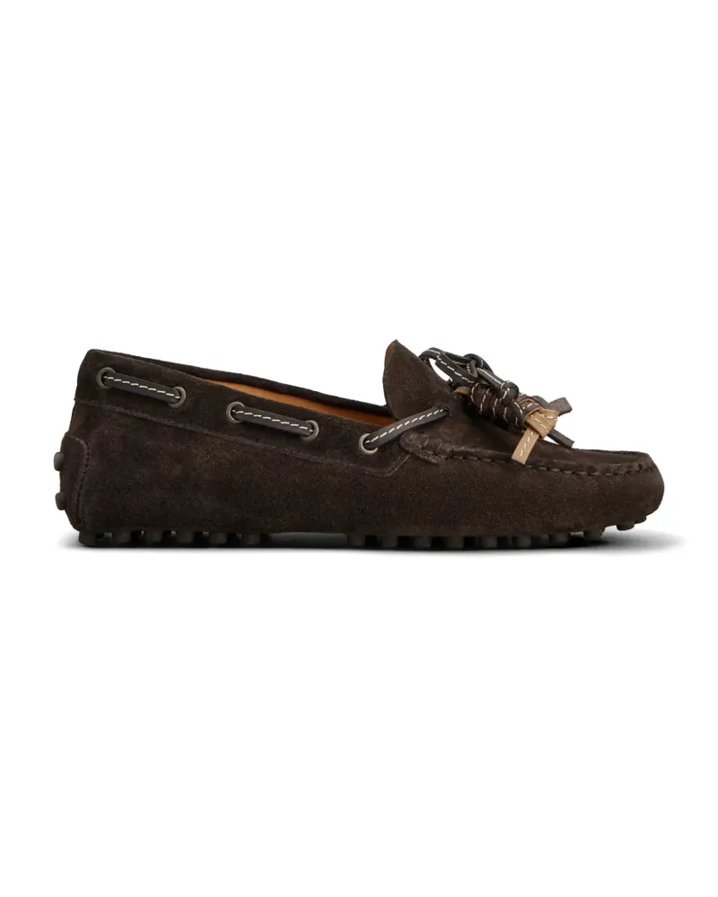 TOD'S Loafer mit Quasten - Braun Braun