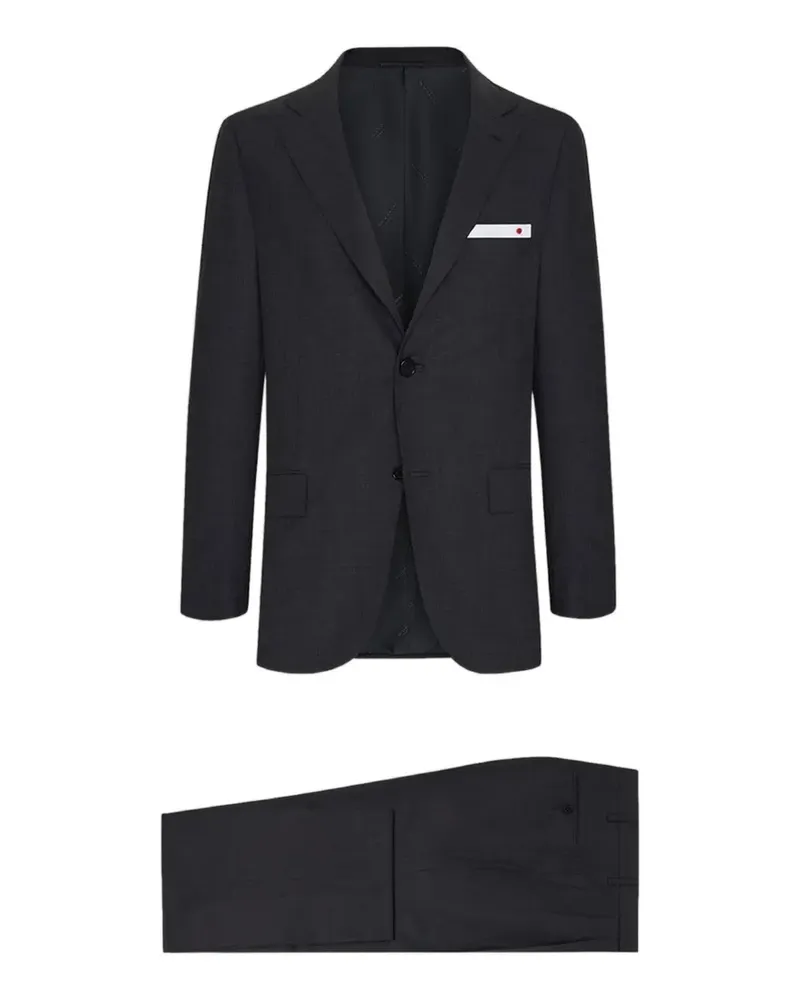 Kiton Einreihiger Anzug - Grau Grau